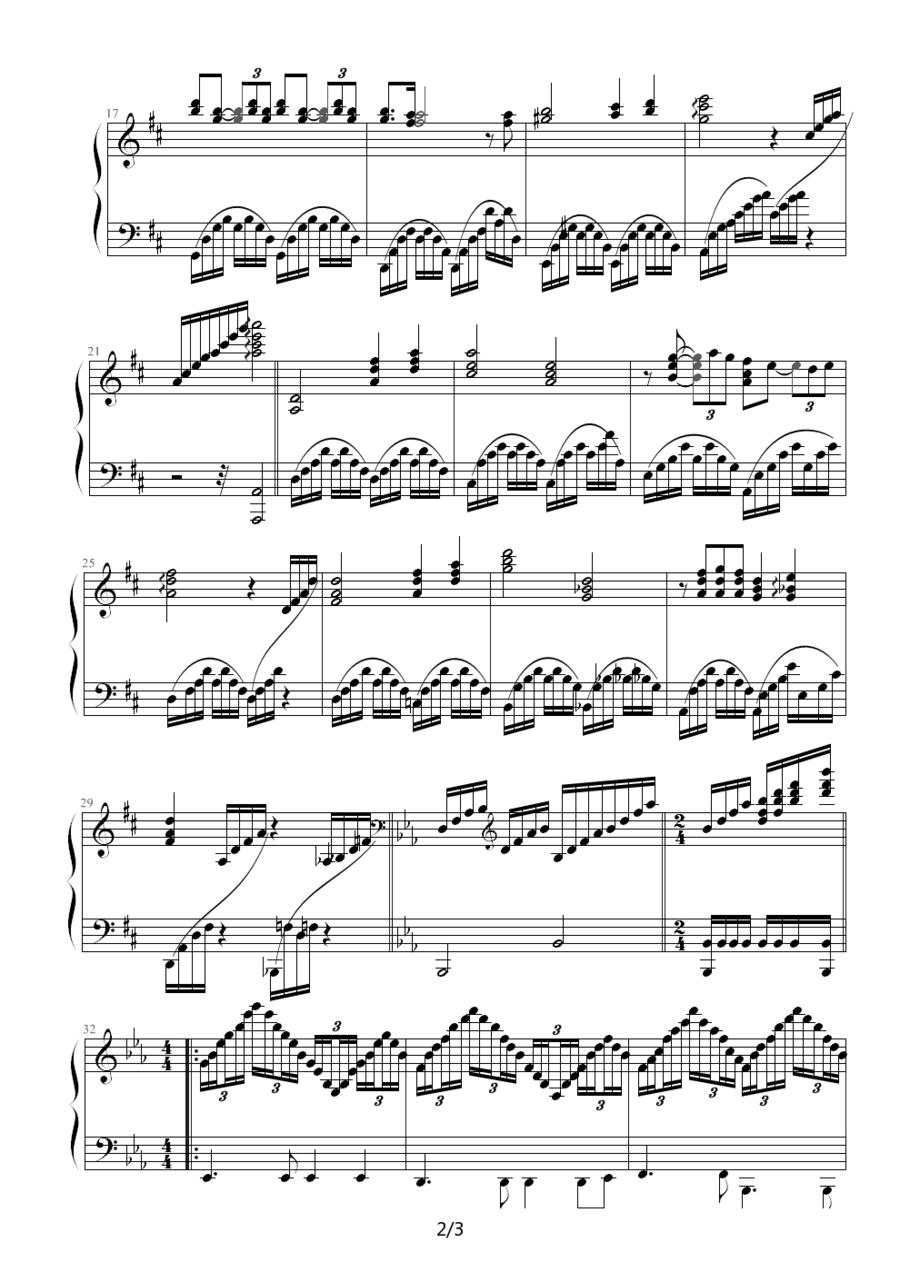 Wonderland By Night钢琴曲谱（图2）