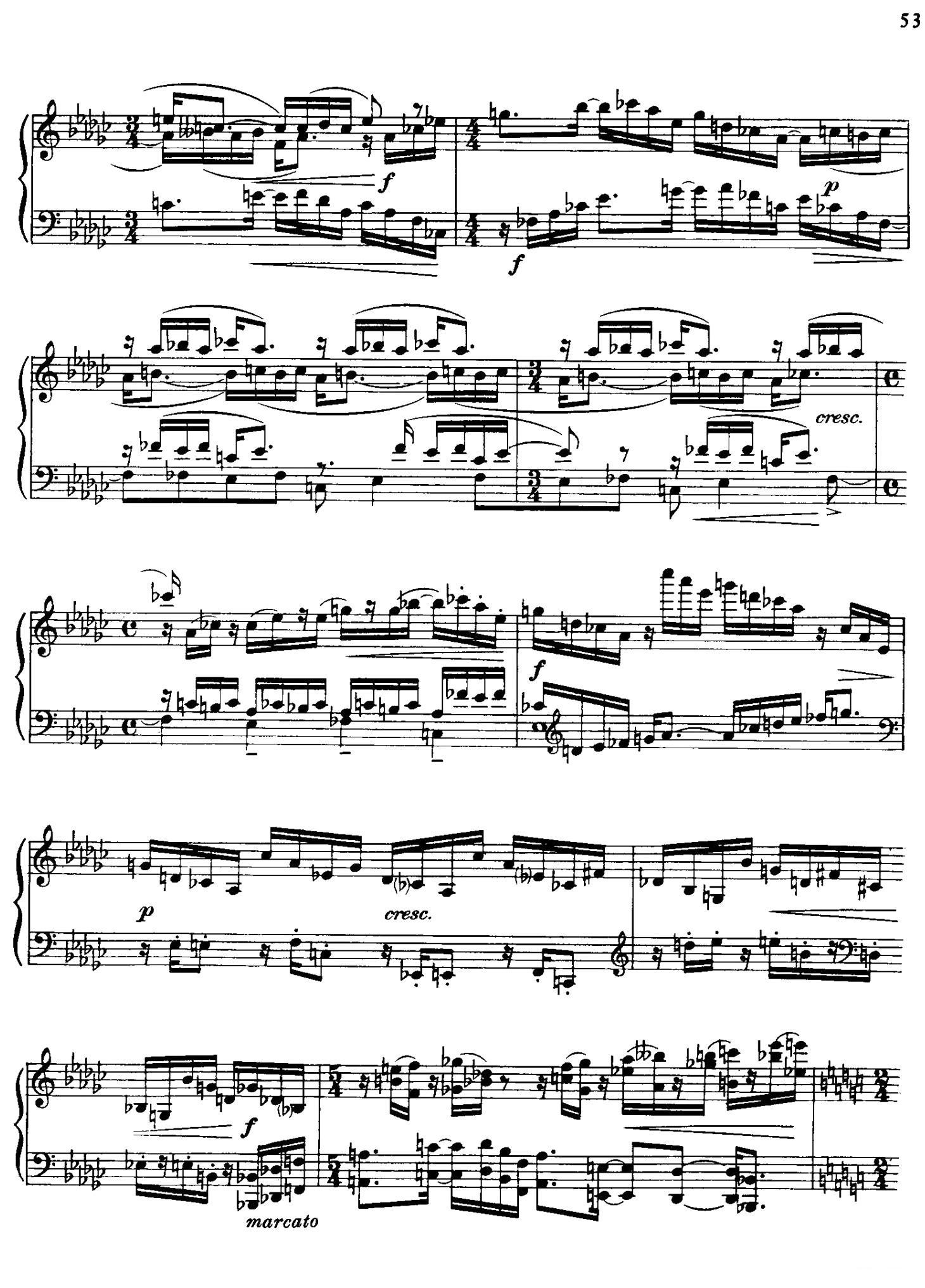 降e小调钢琴奏鸣曲 Op.26 v.4钢琴曲谱（图4）