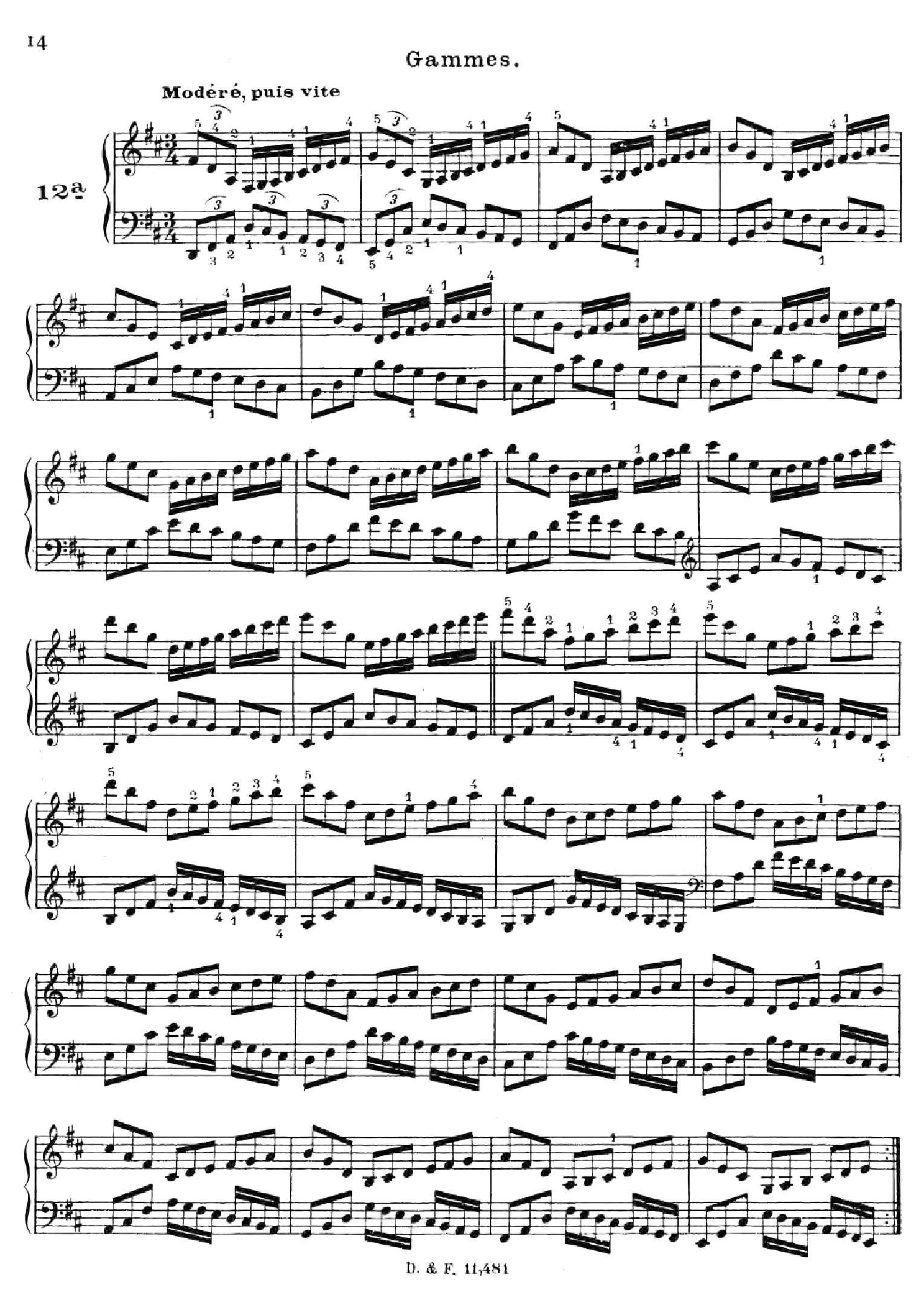 51 Exercises, WoO 6（51首钢琴练习 8—12）钢琴曲谱（图6）
