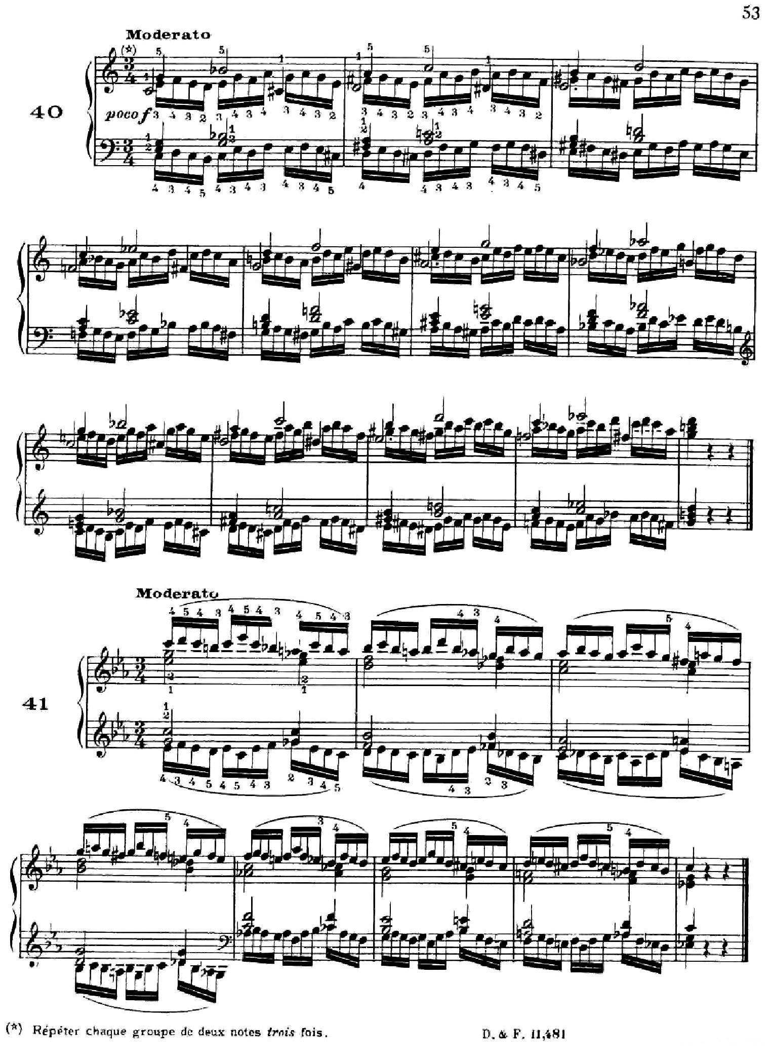 51 Exercises, WoO 6（51首钢琴练习 38—51）钢琴曲谱（图2）