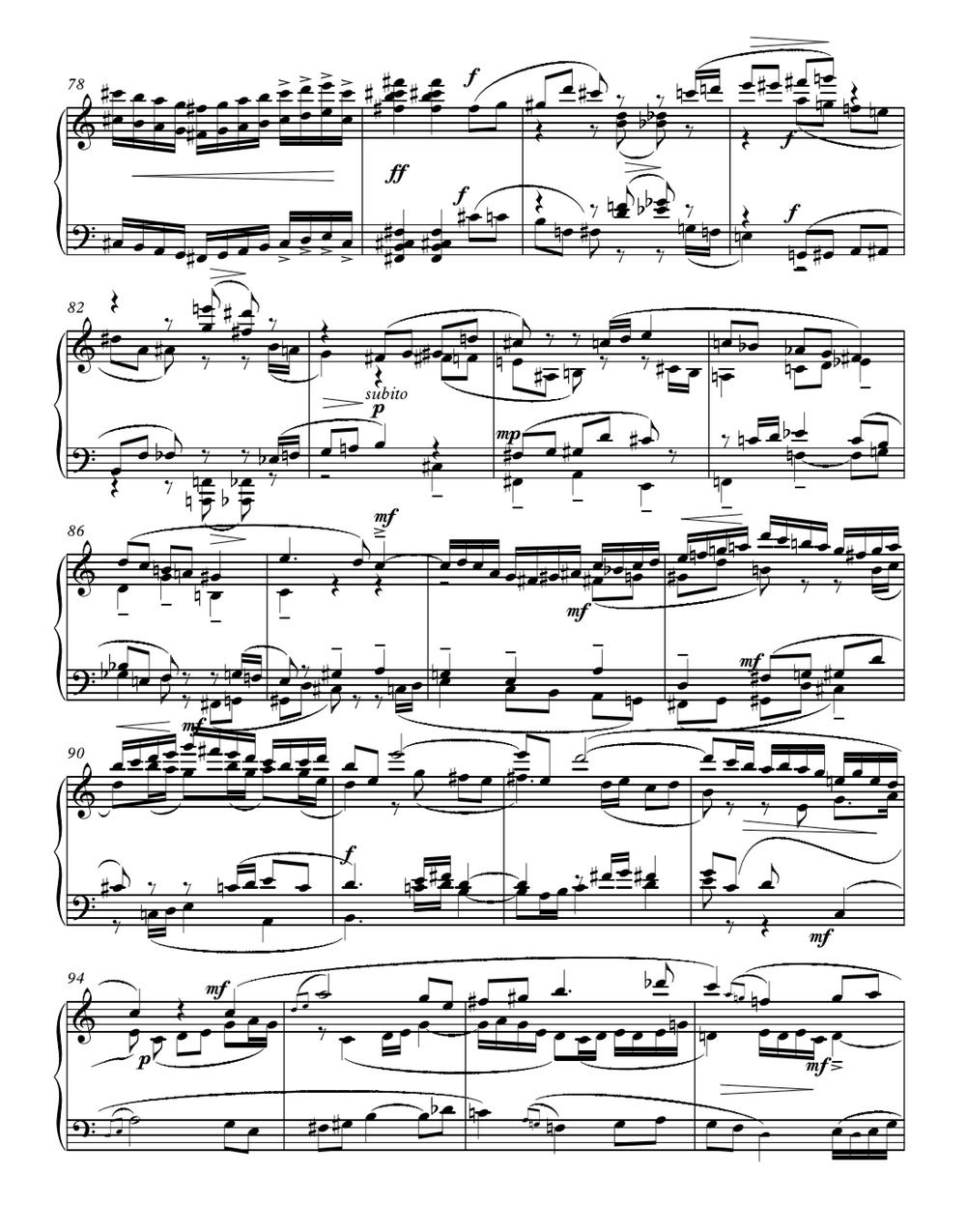 赋格（叶思敏作曲版）钢琴曲谱（图5）