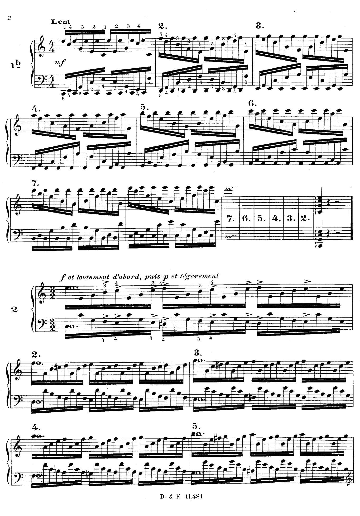 51 Exercises, WoO 6（51首钢琴练习 1—7）钢琴曲谱（图2）