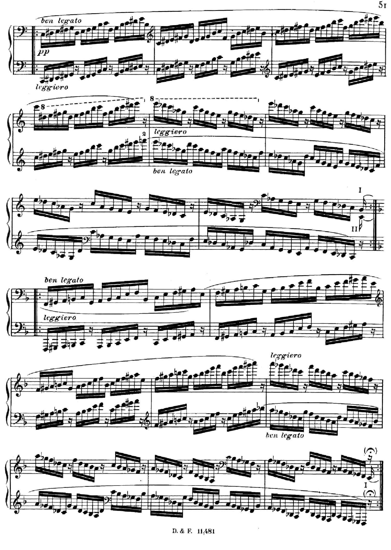 51 Exercises, WoO 6（51首钢琴练习 31—37）钢琴曲谱（图8）