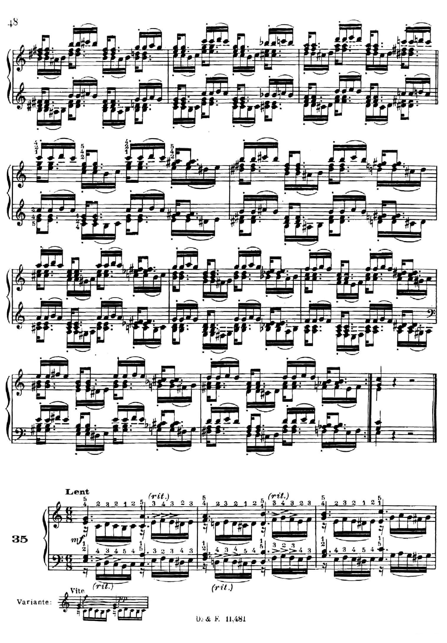 51 Exercises, WoO 6（51首钢琴练习 31—37）钢琴曲谱（图5）