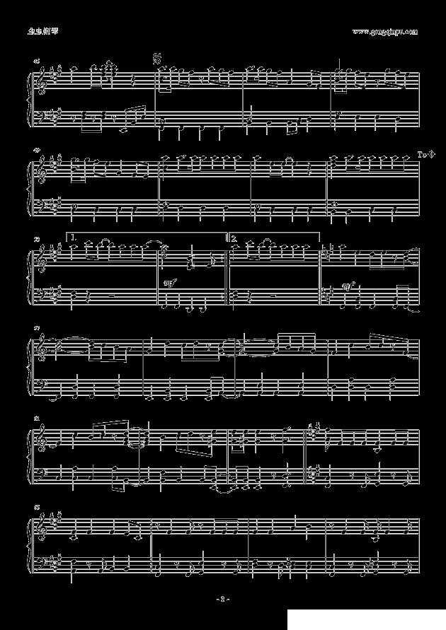 片想いFinally钢琴曲谱（图3）