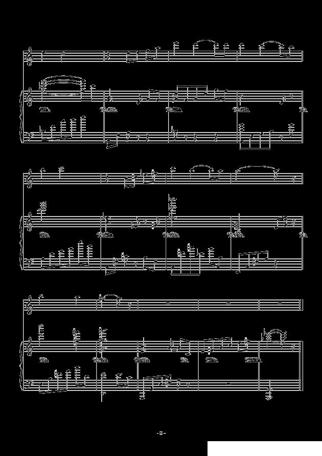 ハナノヨワサ钢琴曲谱（图8）