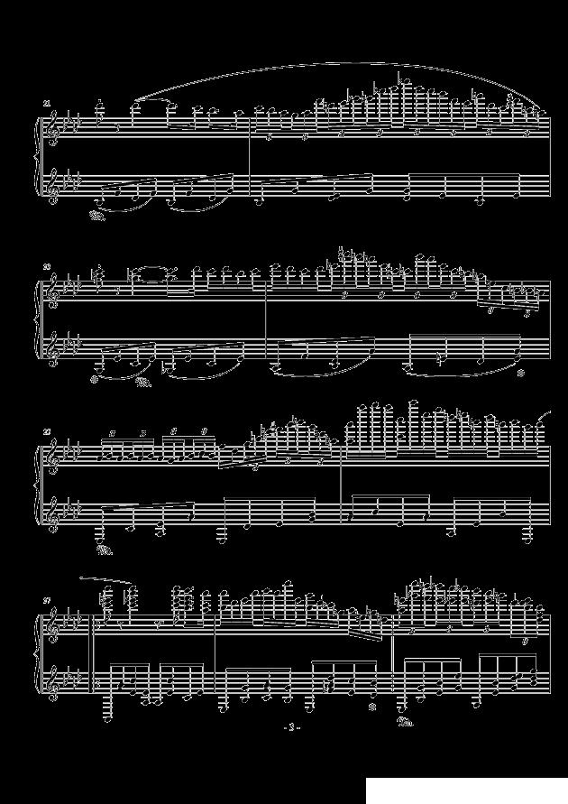 写首曲子压压惊钢琴曲谱（图3）