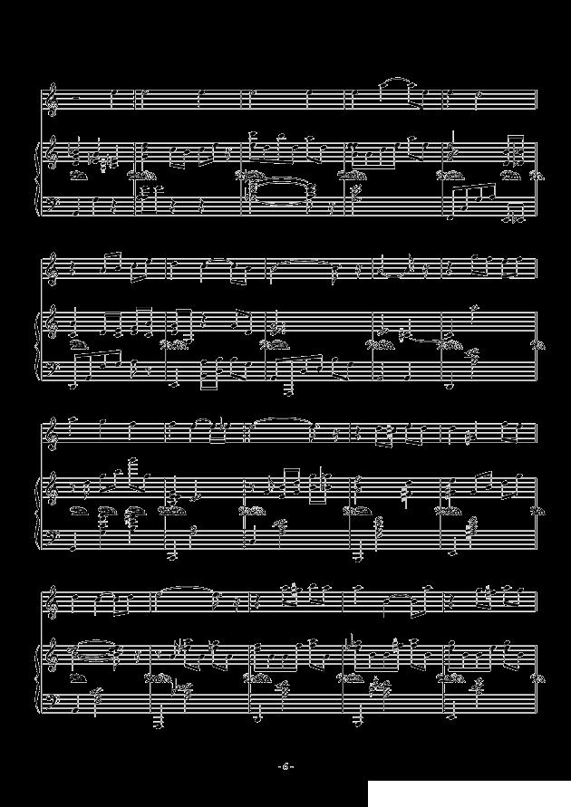 ハナノヨワサ钢琴曲谱（图6）