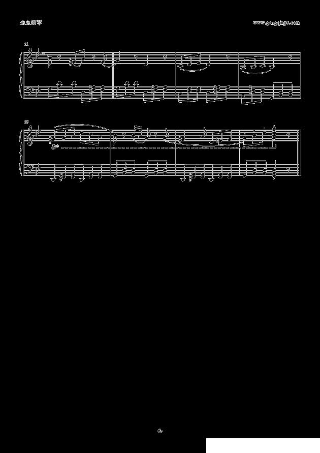 小恶魔的塔楼钢琴曲谱（图2）