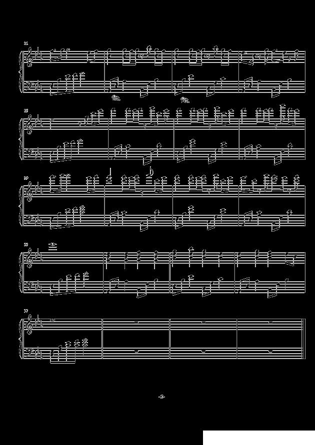 无聊制作钢琴曲谱（图2）