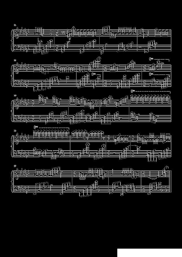 丝竹雨荷钢琴曲谱（图2）