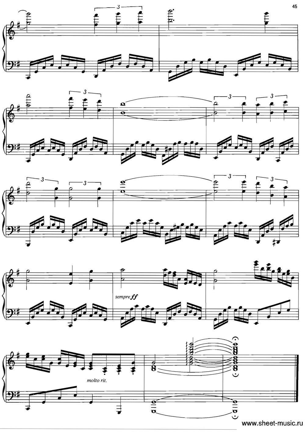 MEDLEY（La Mer（Beyond the Sea）-Yesterday-Till）钢琴曲谱（图6）
