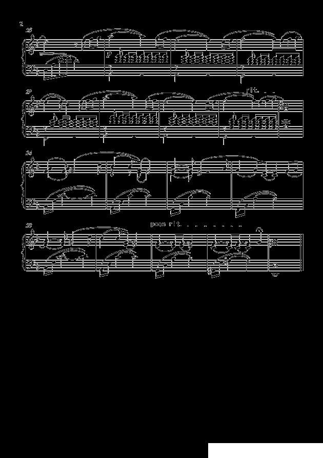 如果你会留恋钢琴曲谱（图2）