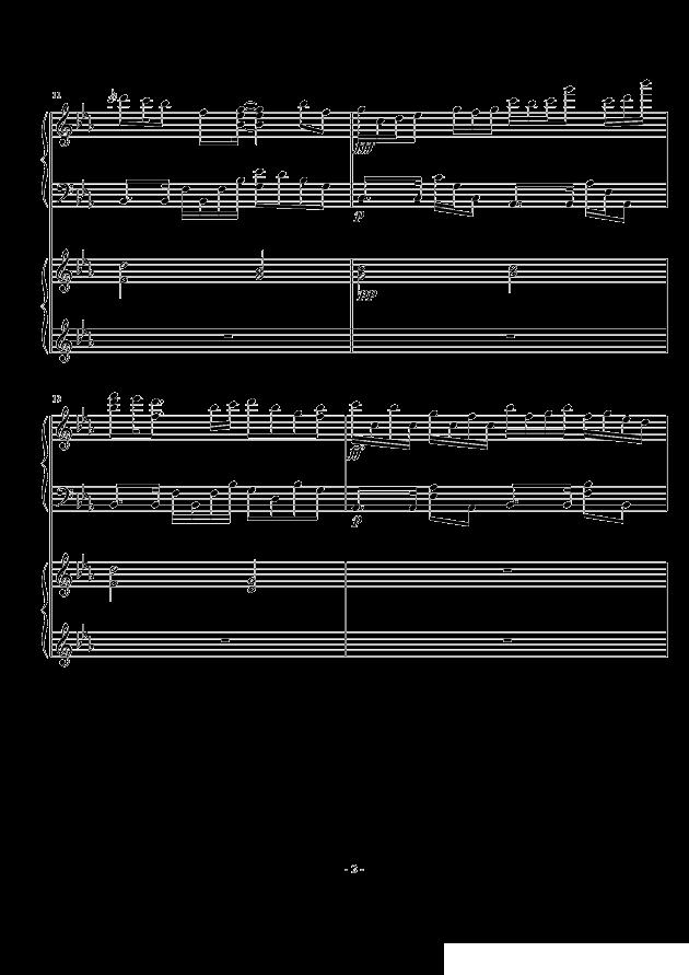时夏钢琴曲谱（图2）