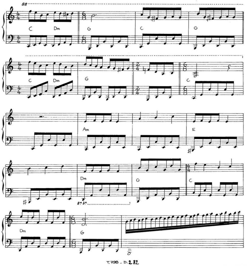 LA VRAIE MUSIQUE DE L＇AMOUR钢琴曲谱（图2）