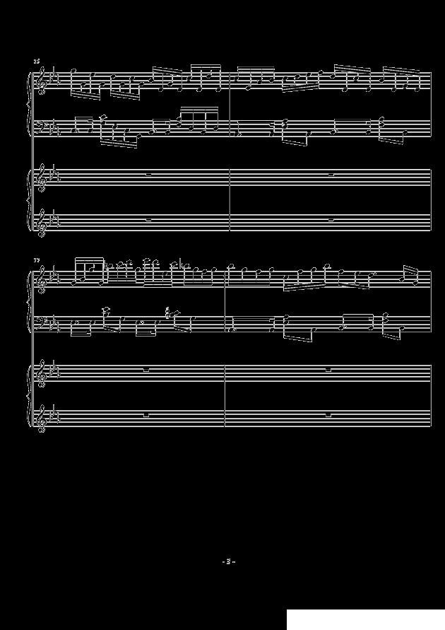 时夏钢琴曲谱（图3）