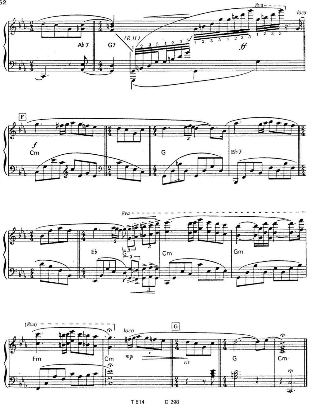 CONCERTO POUR UNE JEUNE FILLE NOMMEE 《JE T＇AIME》钢琴曲谱（图5）