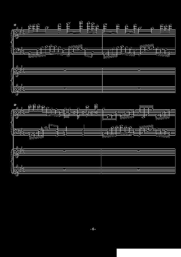 时夏钢琴曲谱（图6）
