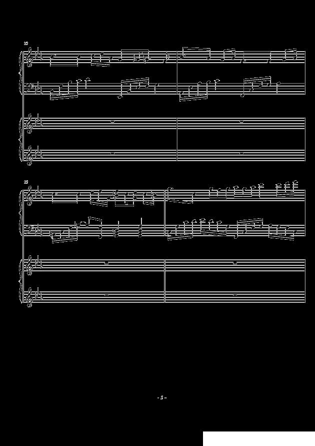 时夏钢琴曲谱（图5）