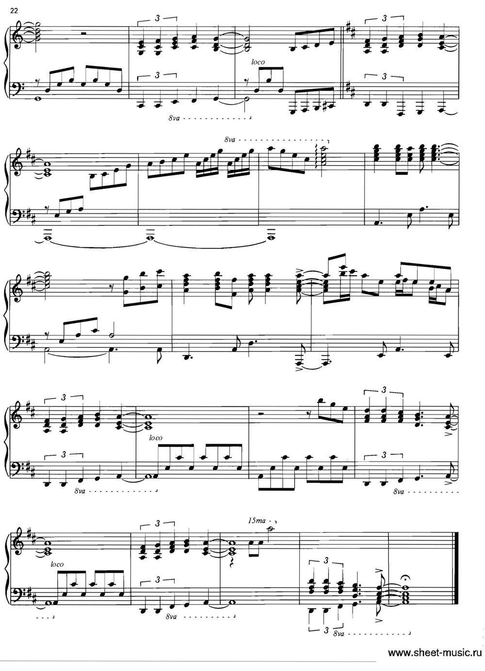 GUANTANAMERA钢琴曲谱（图3）