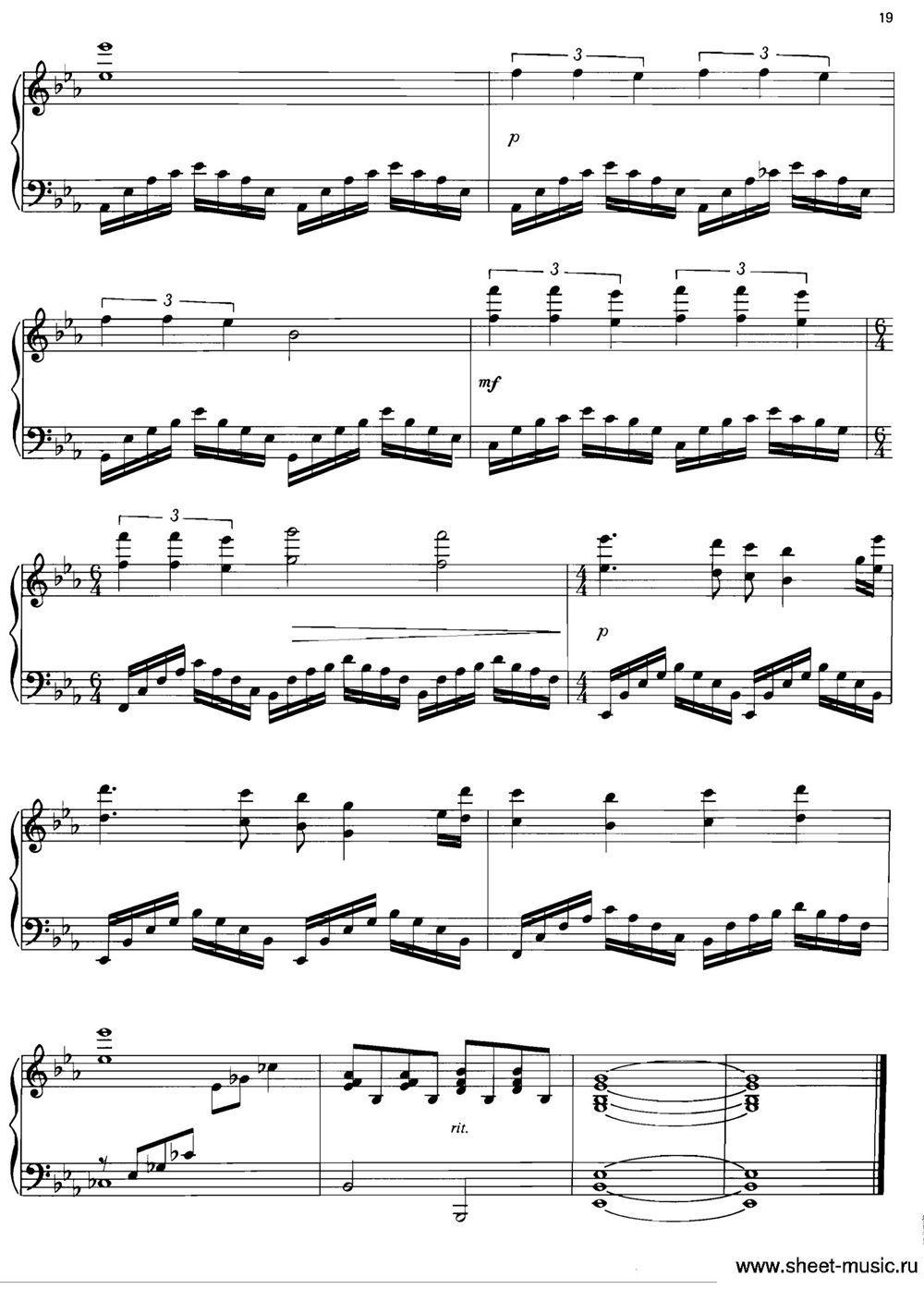 LA VIE EN ROSE钢琴曲谱（图4）