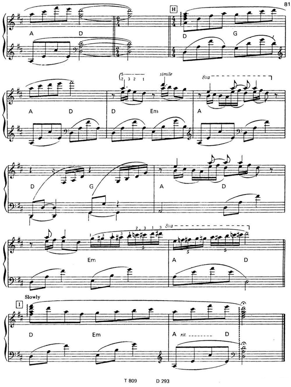 LES PREMIERS SOURIRES DE VANESSA钢琴曲谱（图5）