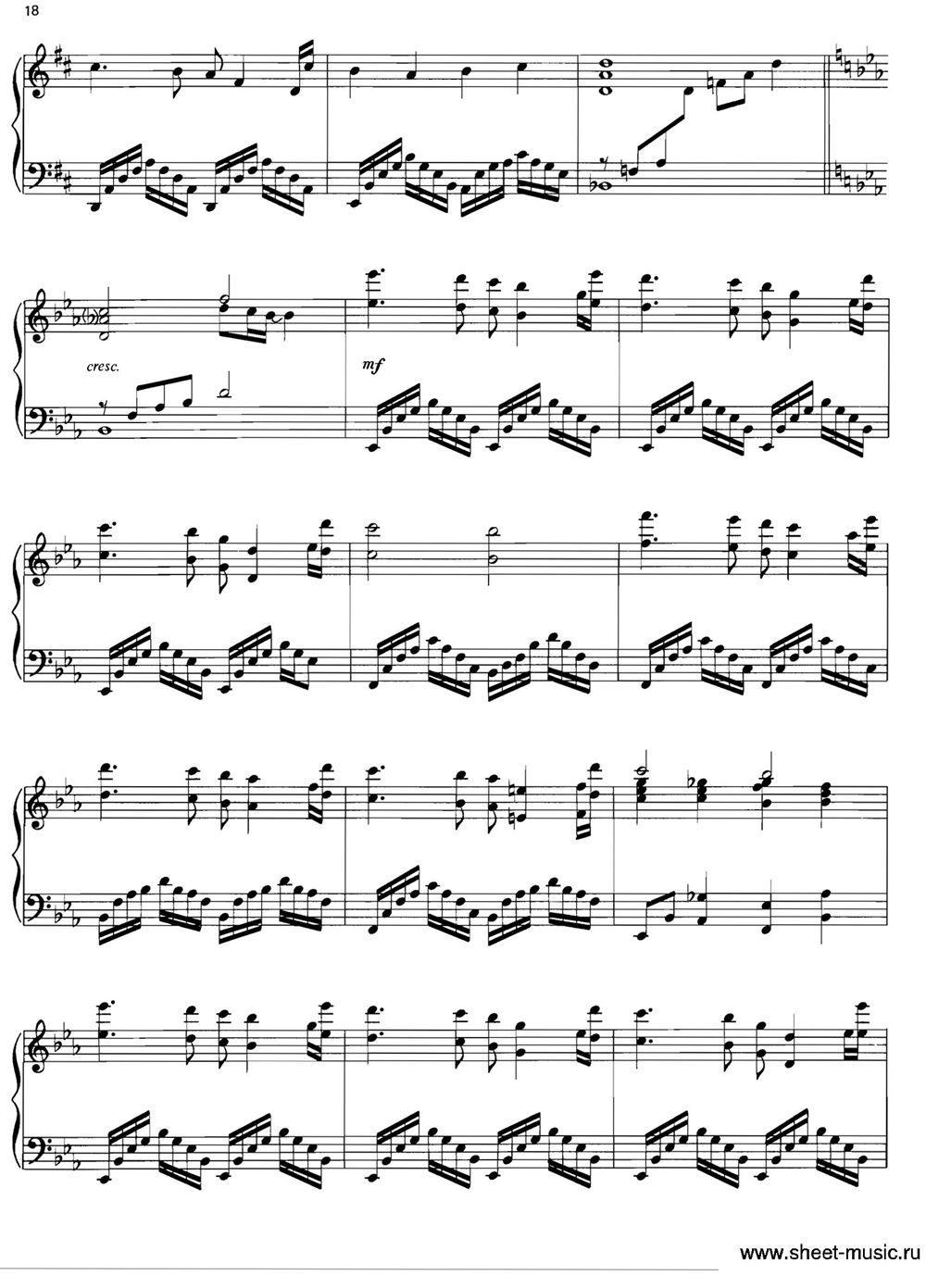 LA VIE EN ROSE钢琴曲谱（图3）