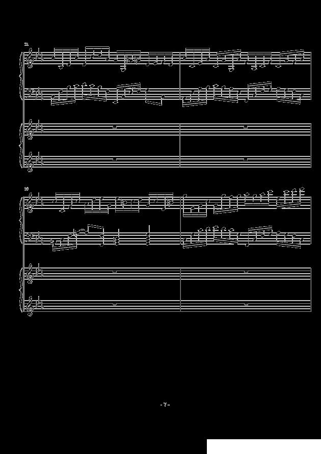时夏钢琴曲谱（图7）