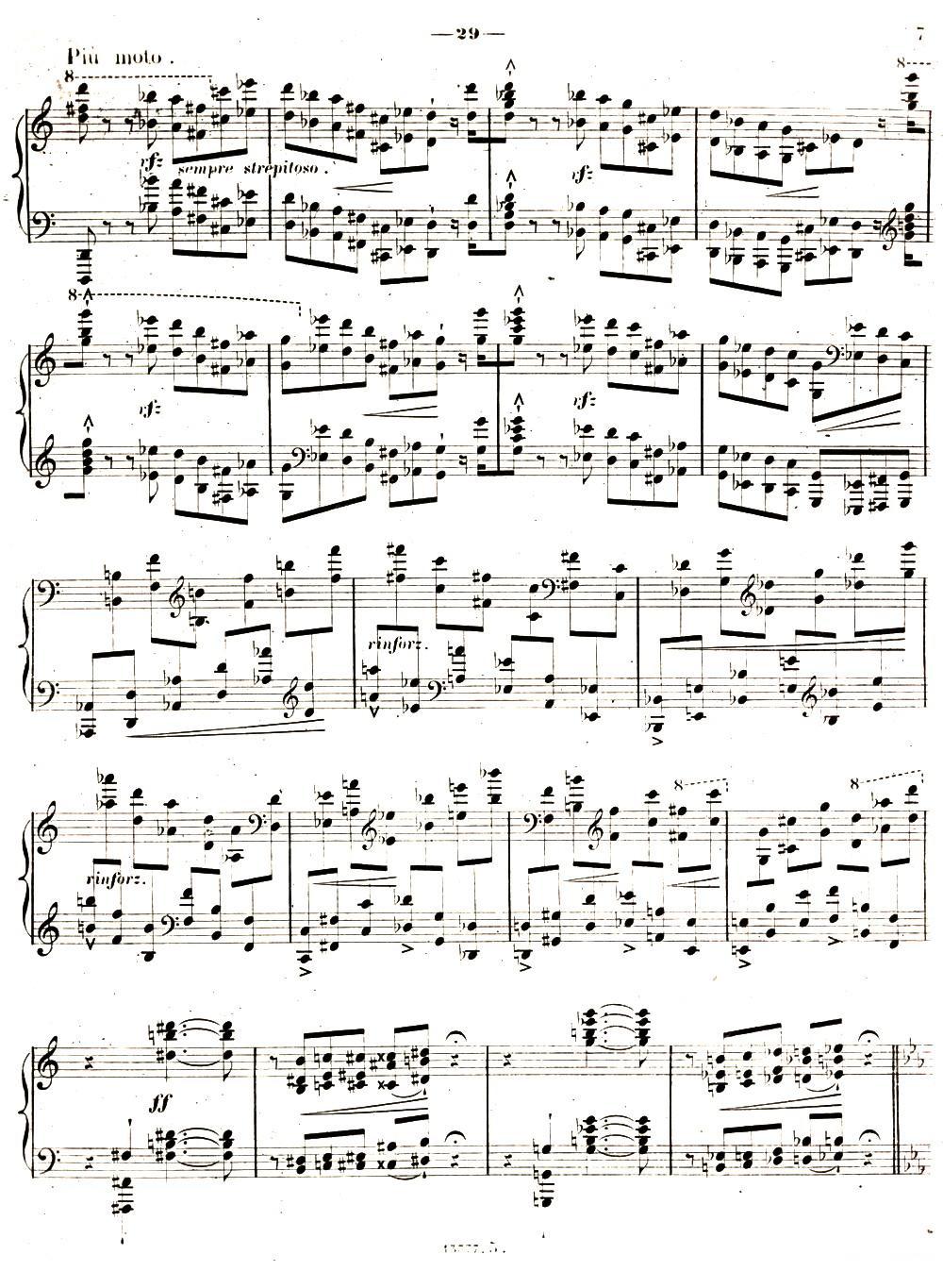 旅行岁月（第一集）瑞士游记（ 5.暴风雨 Orage ）钢琴曲谱（图6）