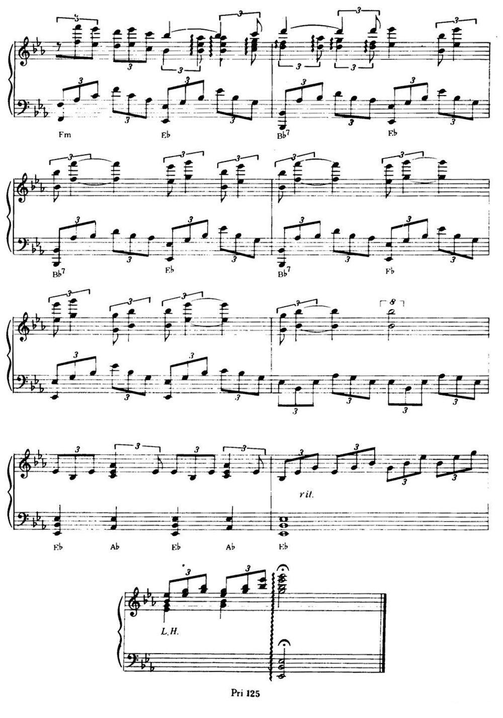 BARCAROLE钢琴曲谱（图2）