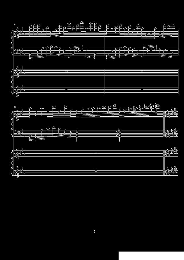 时夏钢琴曲谱（图8）
