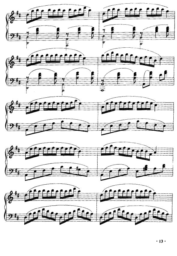 小鱼游钢琴曲谱（图2）