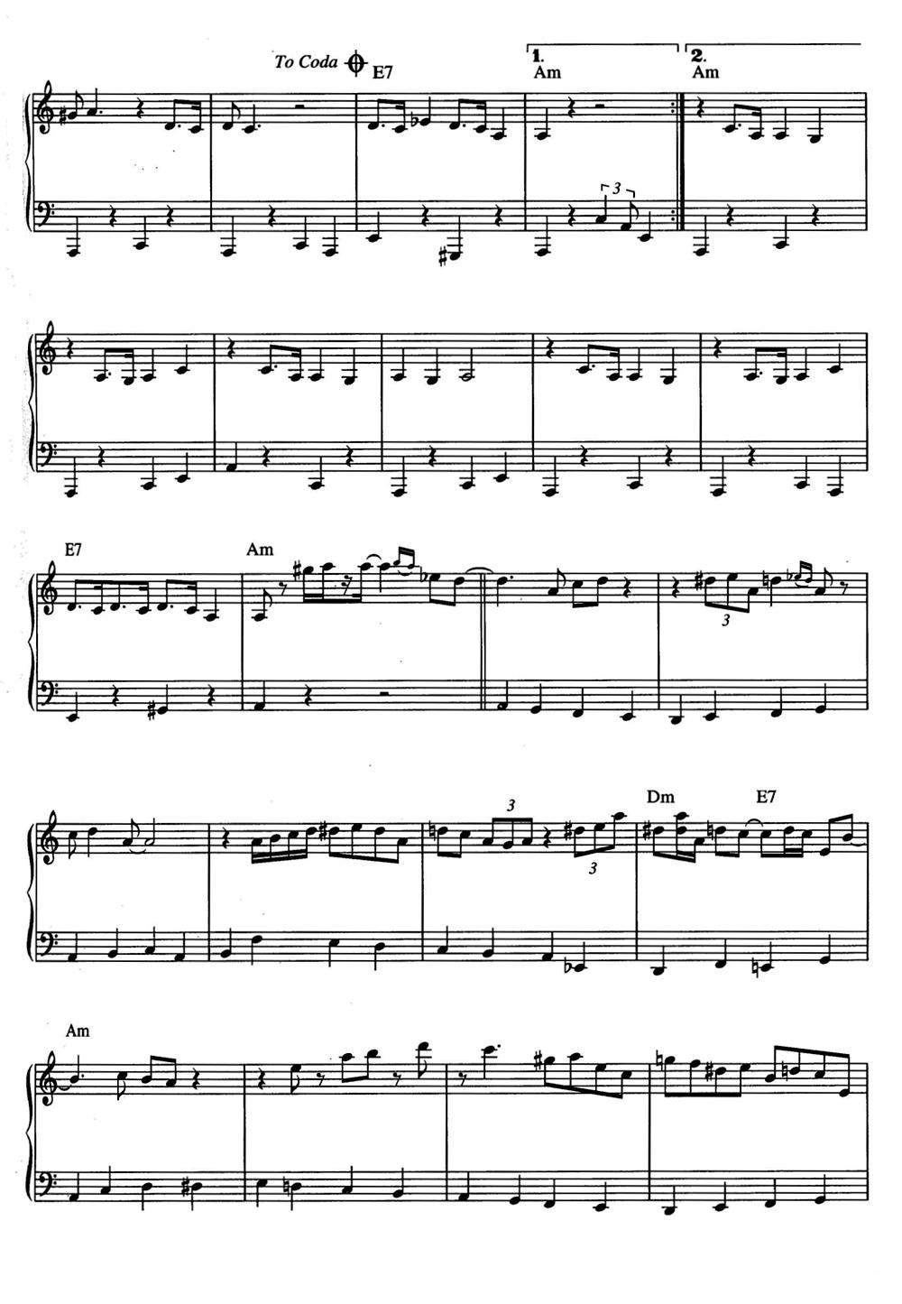 Fever钢琴曲谱（图2）