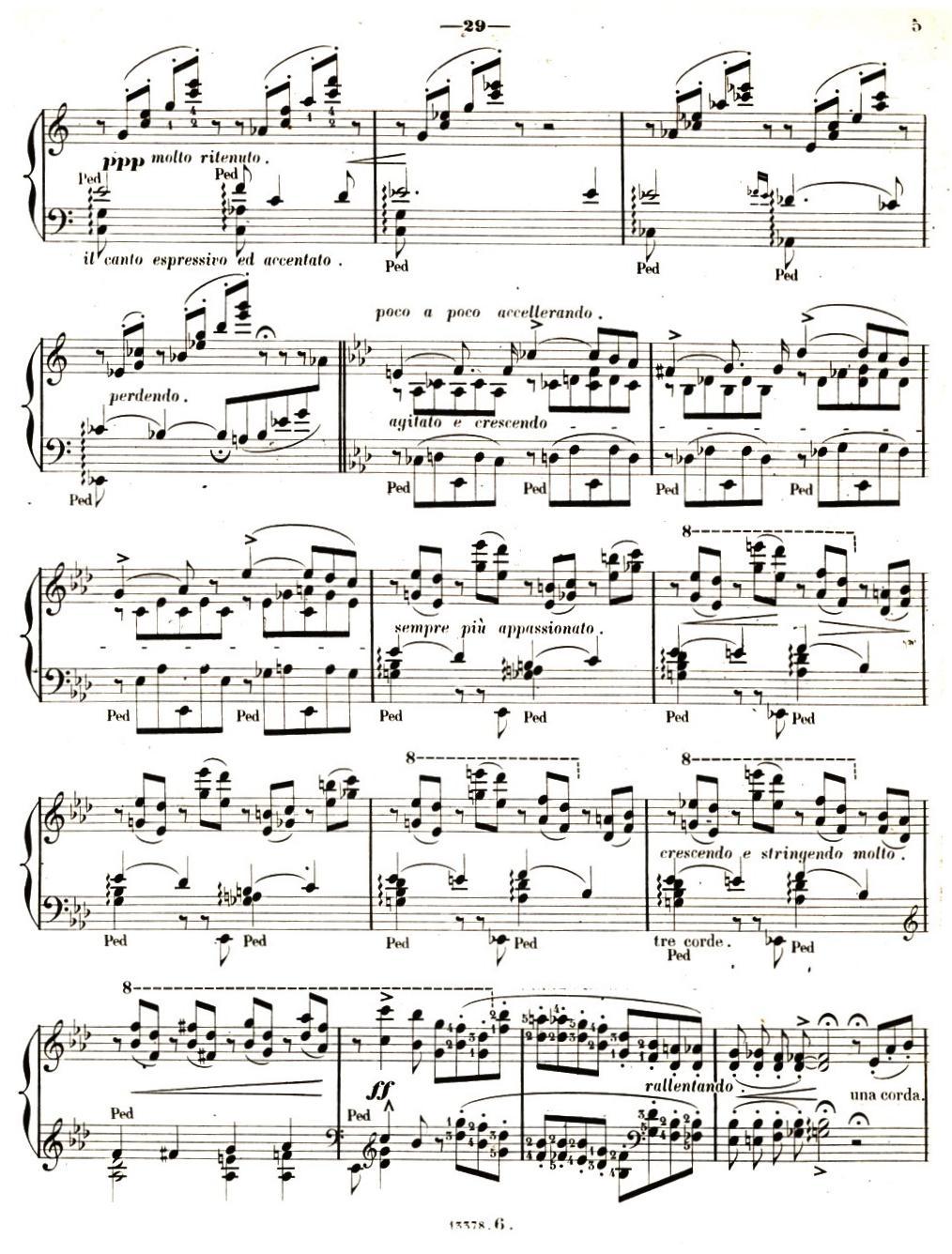 旅行岁月（第二集）意大利游记（6.彼特拉克的十四行诗第123号 Sonetto 123 del Pe钢琴曲谱（图4）