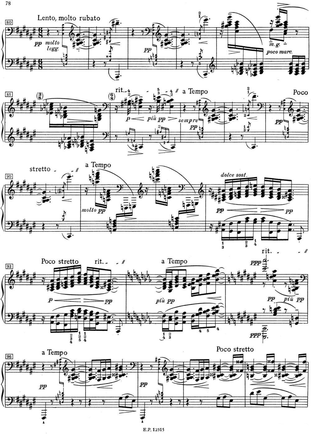 德彪西12首钢琴练习曲（12 和弦练习v1.0 accords）钢琴曲谱（图3）