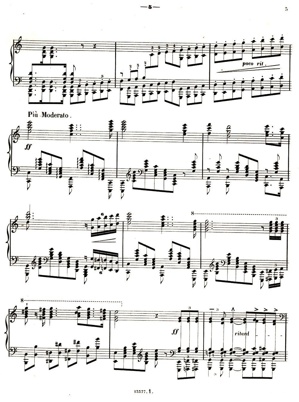 旅行岁月（第一集）瑞士游记（ 1.威廉·退尔教堂 Chapelle de Guillaume Tel钢琴曲谱（图5）