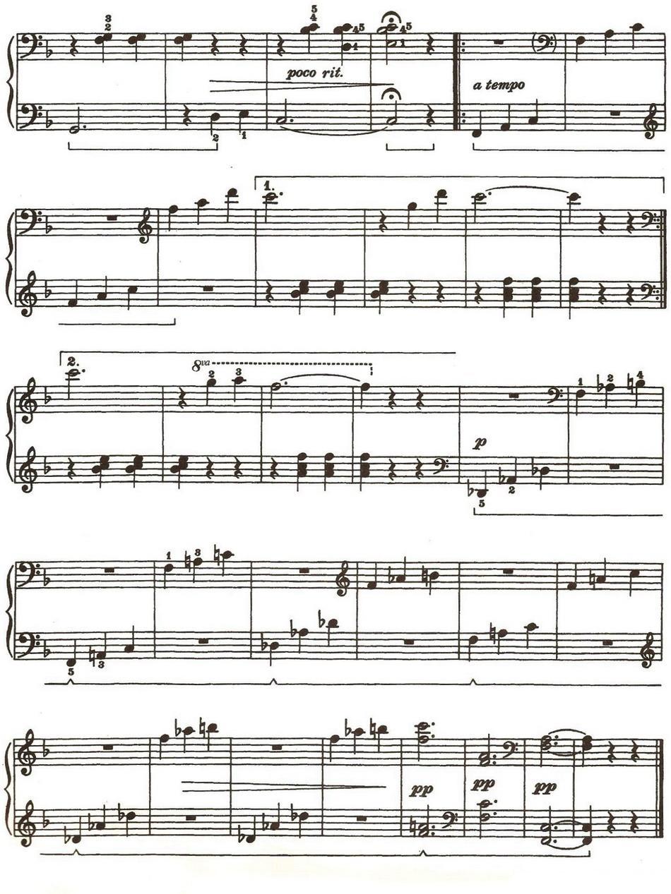 忠实泉钢琴曲谱（图2）