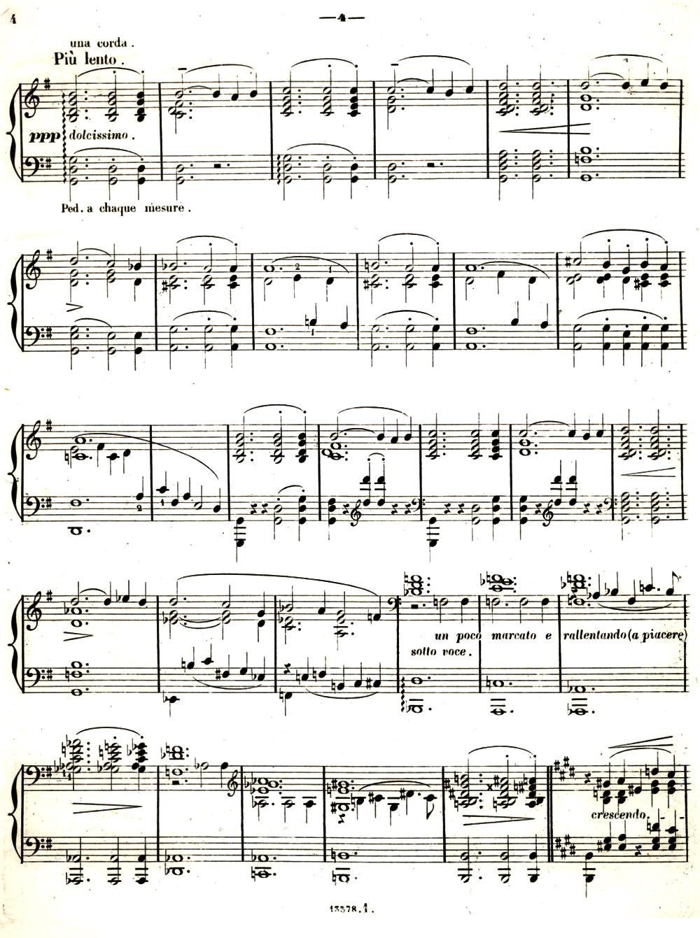 旅行岁月（第二集）意大利游记（1.婚礼 Sposalizio）钢琴曲谱（图3）