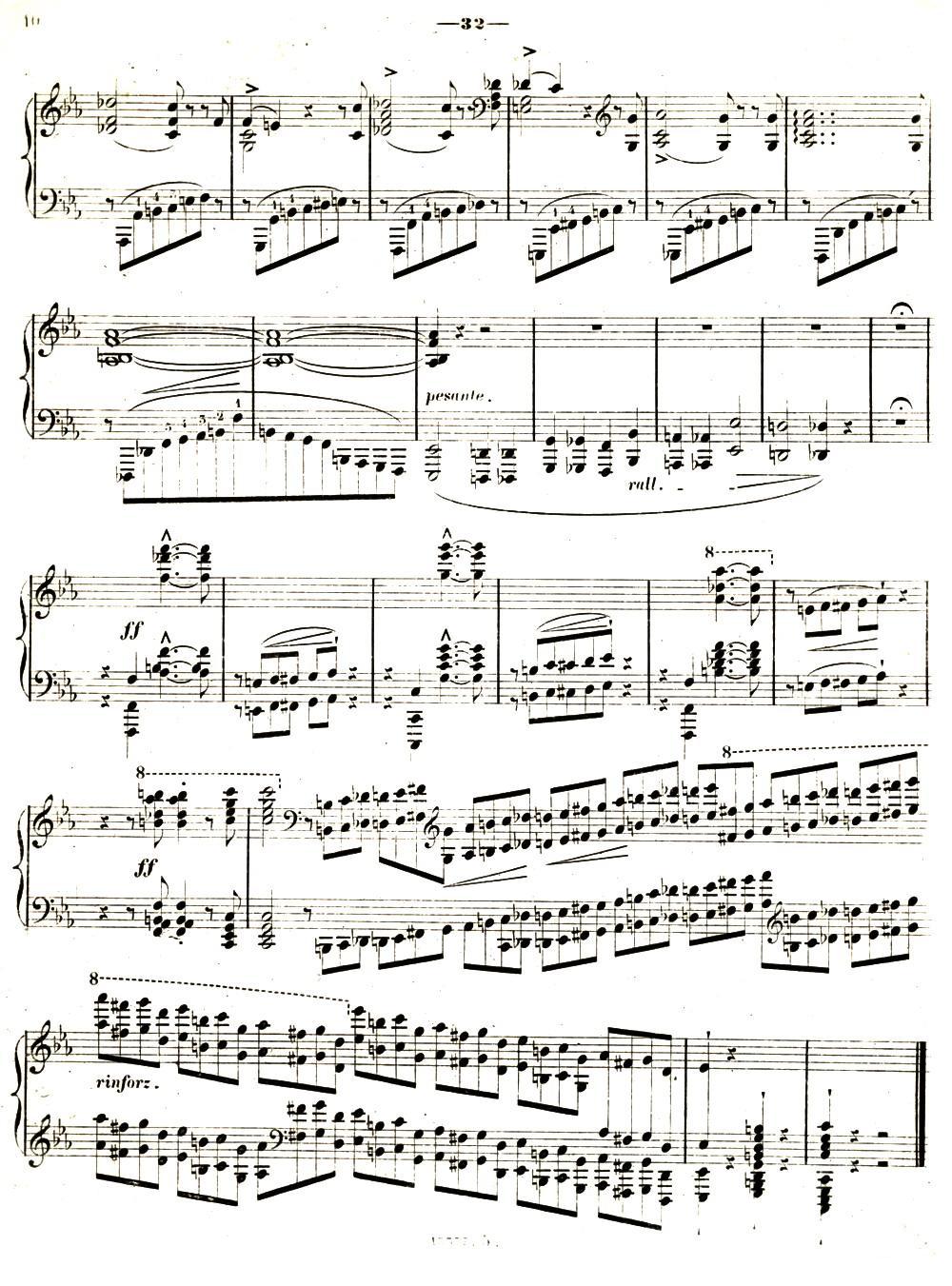 旅行岁月（第一集）瑞士游记（ 5.暴风雨 Orage ）钢琴曲谱（图9）