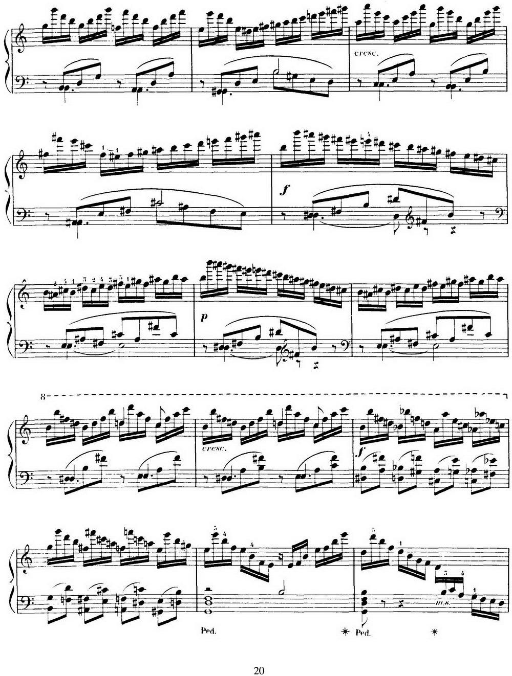15 Etudes de Virtuosité Op.72 No.5（十五首钢琴练习曲之五）钢琴曲谱（图2）