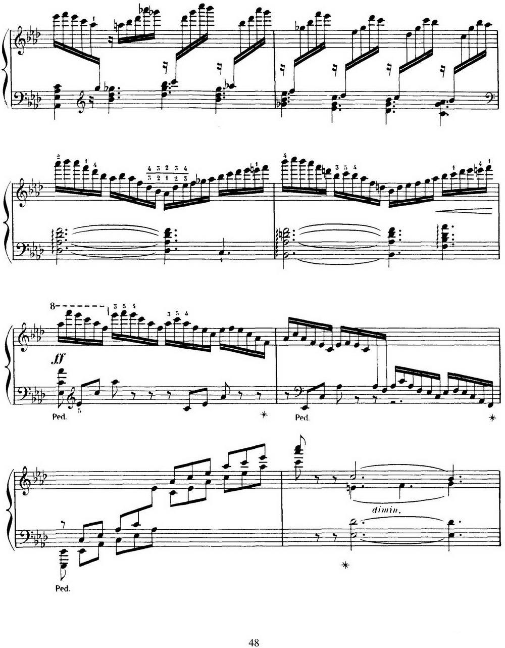 15 Etudes de Virtuosité Op.72 No.11（十五首钢琴练习曲之十一）钢琴曲谱（图4）