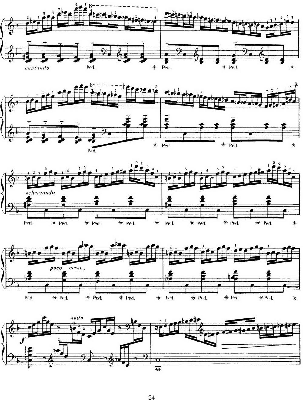 15 Etudes de Virtuosité Op.72 No.6（十五首钢琴练习曲之六）钢琴曲谱（图2）