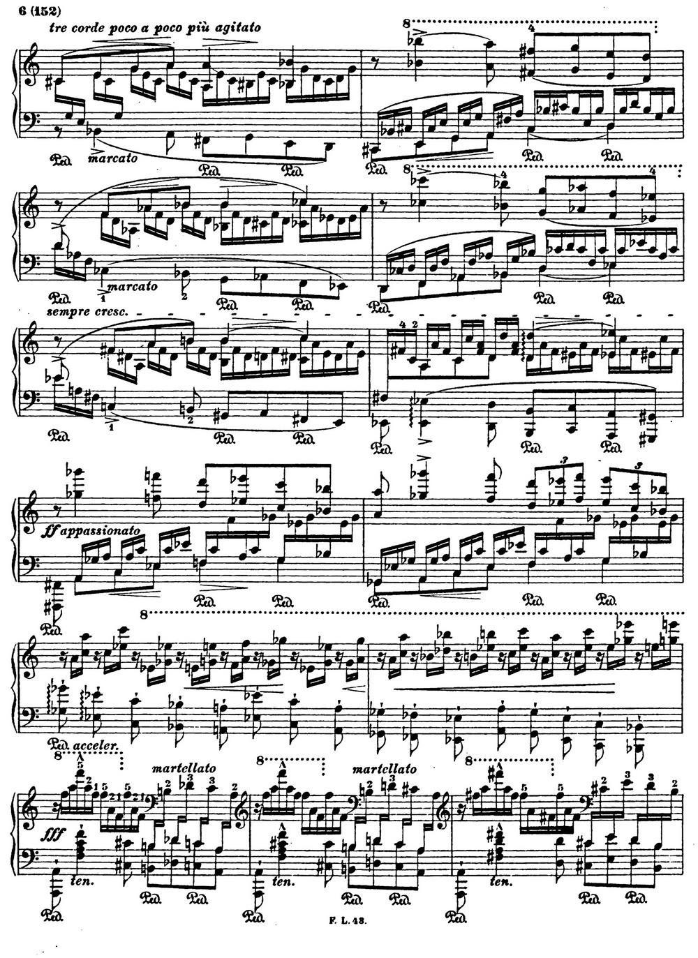李斯特音乐会练习曲 S145（2 S145 侏儒舞 Gnomenreigen）钢琴曲谱（图5）