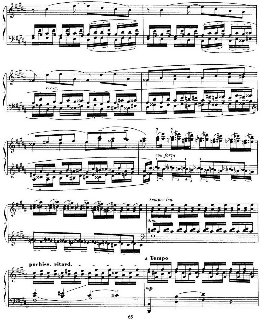 15 Etudes de Virtuosité Op.72 No.15（十五首钢琴练习曲之十五）钢琴曲谱（图3）