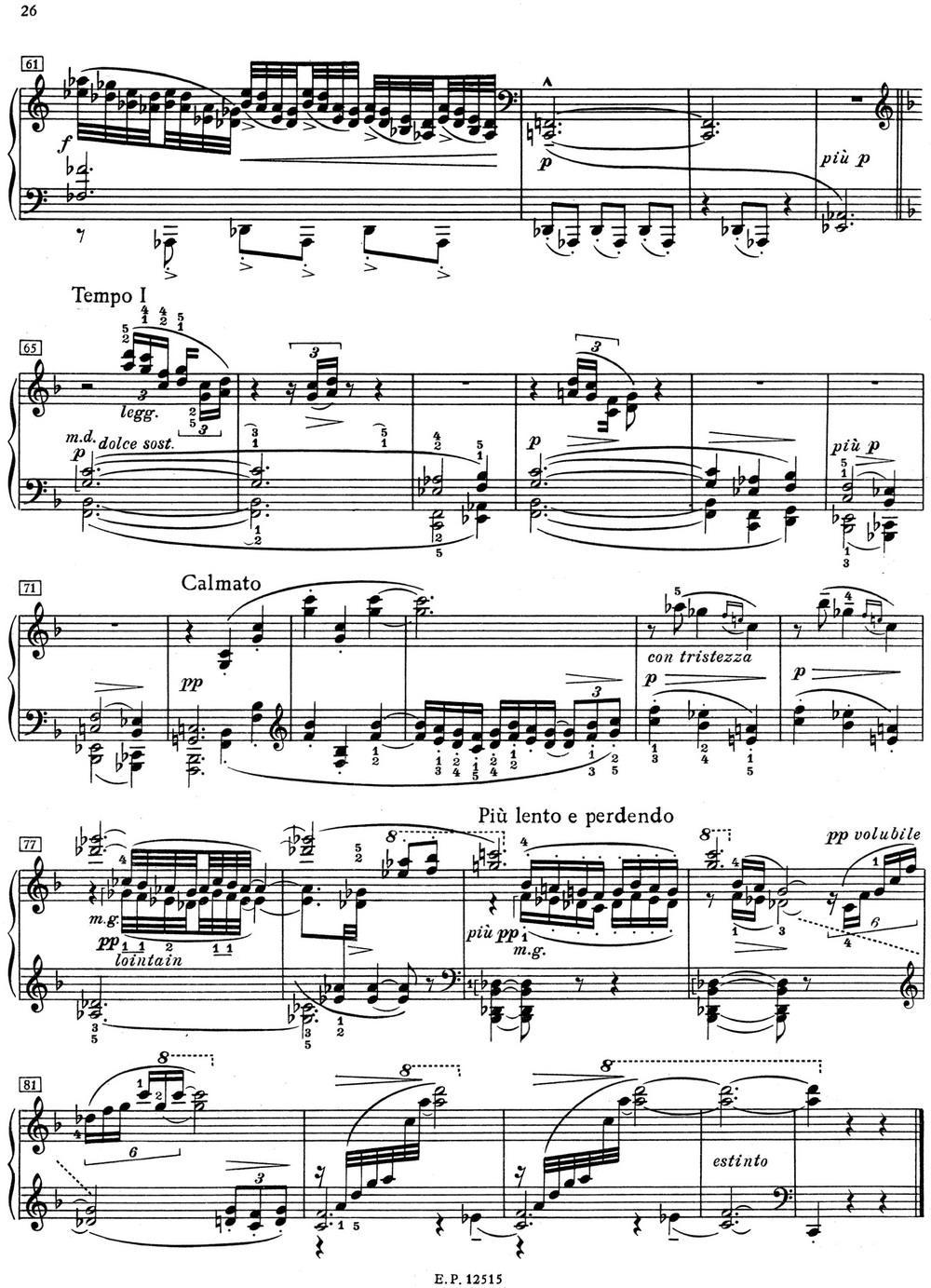 德彪西12首钢琴练习曲（3 四度练习v1.0 quartes）钢琴曲谱（图5）