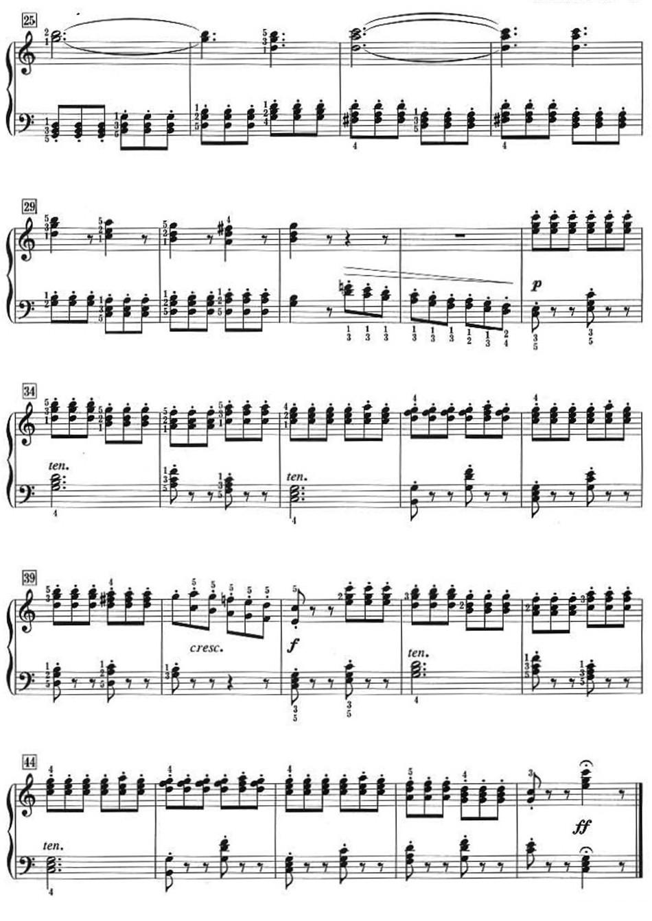 50首莱蒙钢琴练习曲 作品37（NO.28）钢琴曲谱（图2）