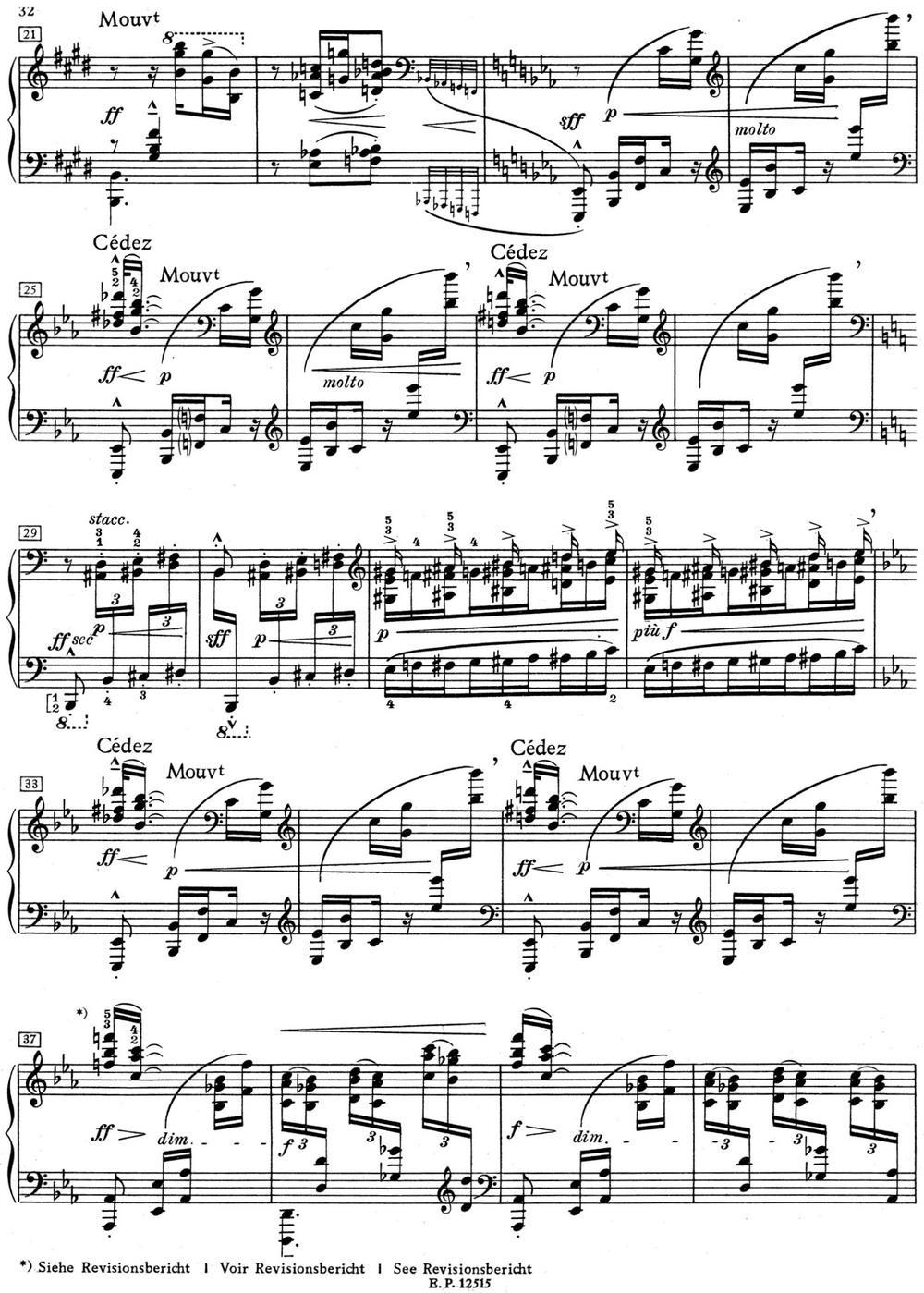 德彪西12首钢琴练习曲（5 八度练习v1.0 octaves）钢琴曲谱（图2）
