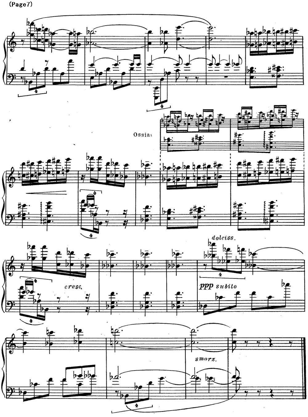 斯克里亚宾3首钢琴练习曲 Op65（No.1）钢琴曲谱（图7）