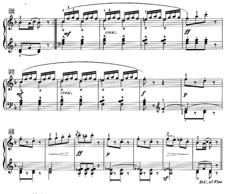 50首莱蒙钢琴练习曲 作品37（NO.29）钢琴曲谱（图2）