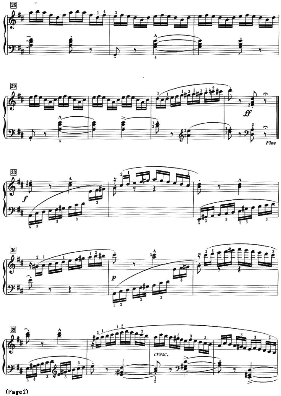 50首莱蒙钢琴练习曲 作品37（NO.48）钢琴曲谱（图2）